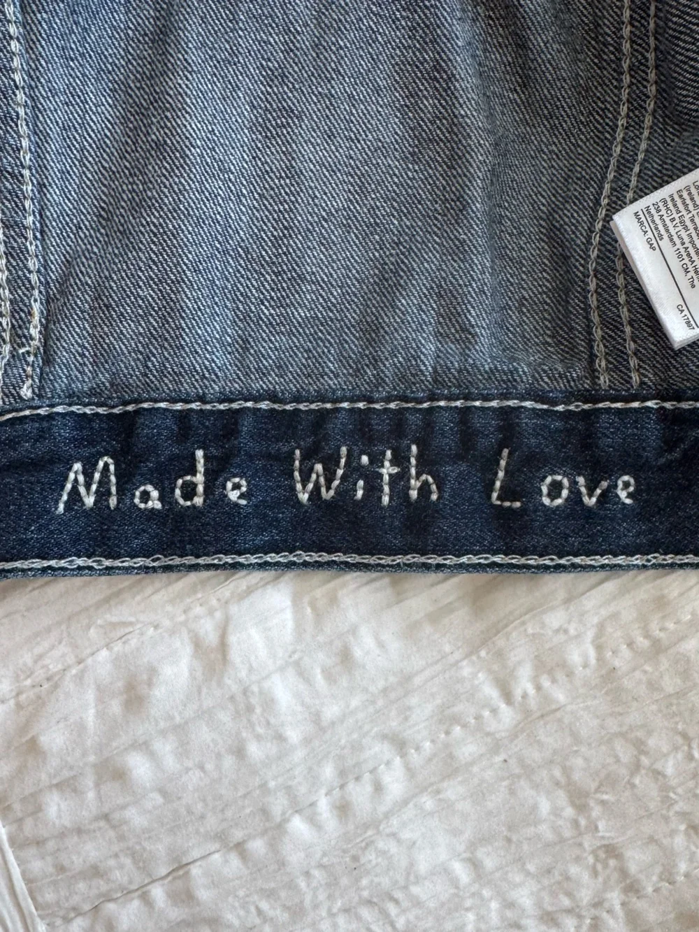 Baby Dark Blue Denim Jacket - GAP